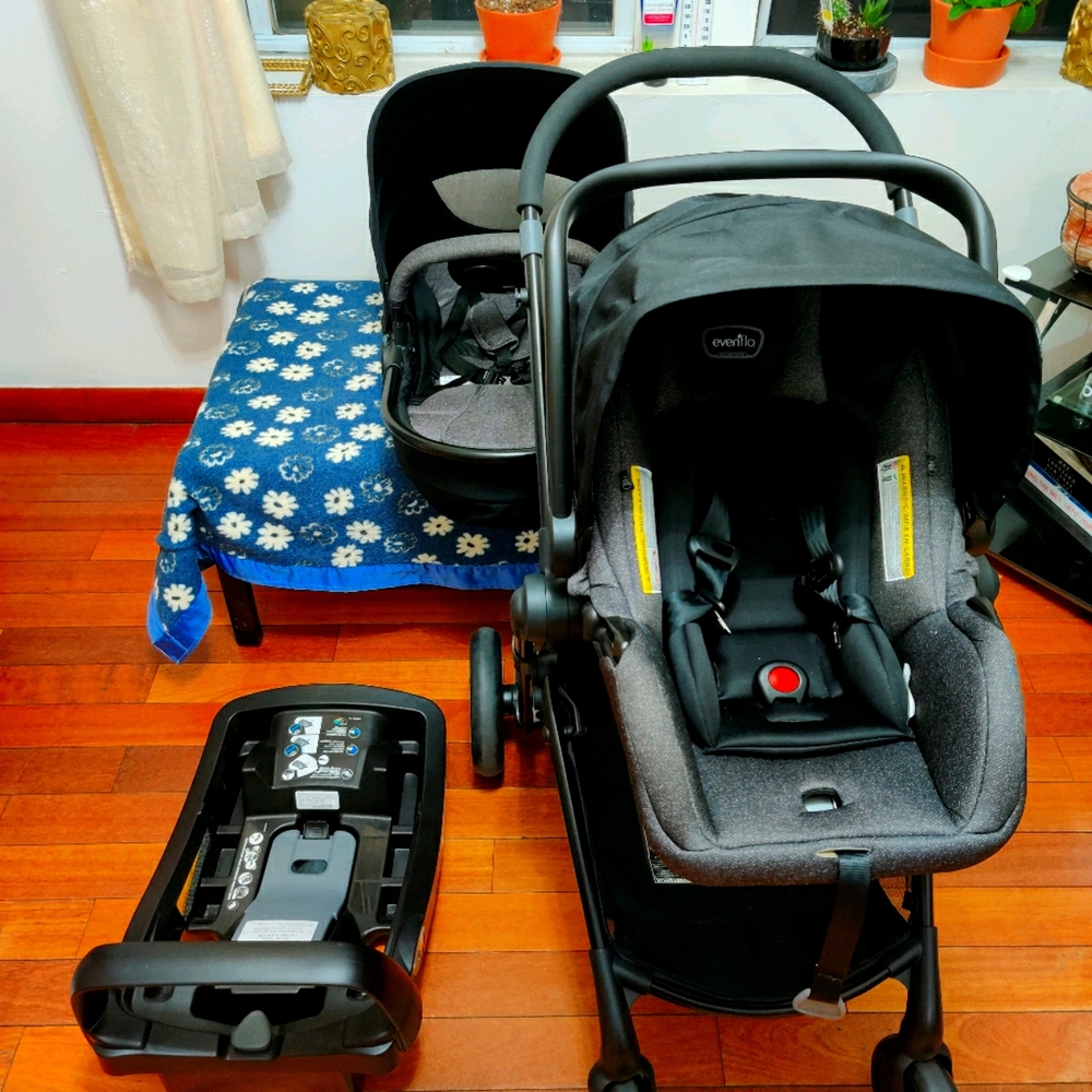 Coche Marca Evenflo incluido Carseat